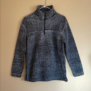 Women’s Boxercraft Quarter Zip Pullover Fuzzy Sherpa, Size Medium